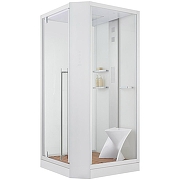 Душевая кабина Orans SR-89101LS White LH 100x100 L 89101LWLH с паром и гидромассажем-2
