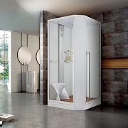Душевая кабина Orans SR-89101LS White LH 100x100 L 89101LWLH с паром и гидромассажем-3