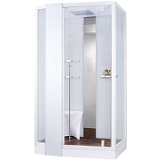 Душевая кабина Orans SR-89105LS White LH 120x90 L 89105LSLH с паром и гидромассажем-1