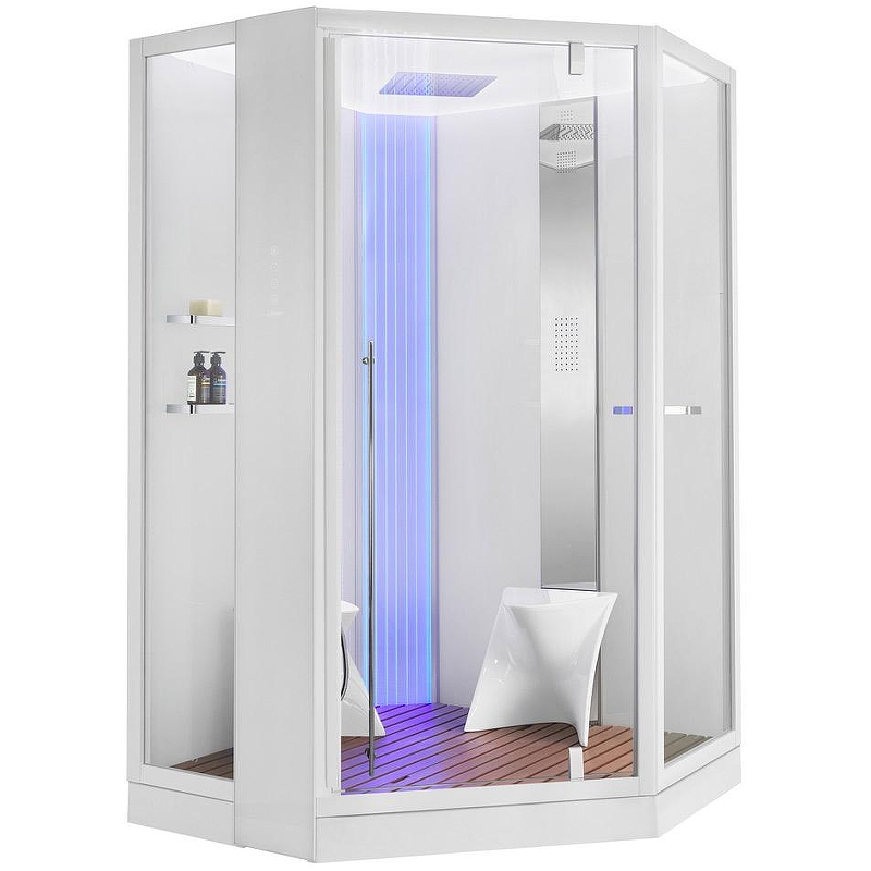 Душевая кабина Orans SR-89106S White LH 130x130 89106W0LH 