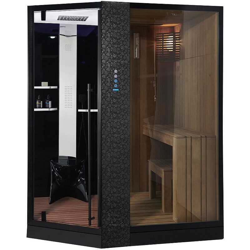 Душевая кабина Orans SR-89103RS Black LH 180x130 R 89103RBLH 