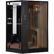 Душевая кабина Orans SR-89103RS Black LH 180x130 R 89103RBLH с сауной и гидромассажем