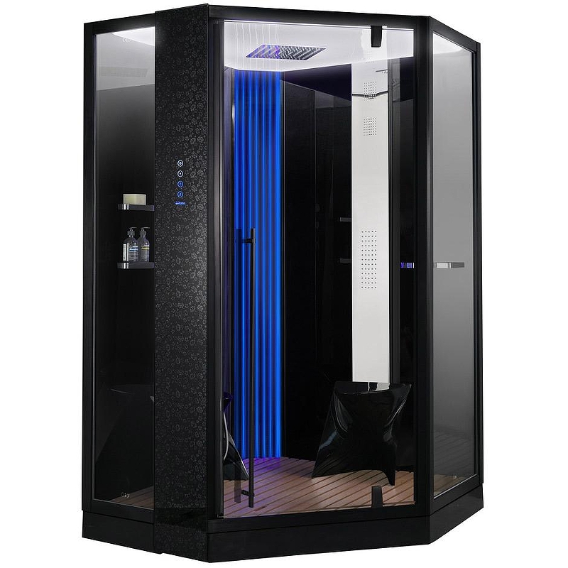 Душевая кабина Orans SR-89106S Black LH 130x130 89106B0LH 