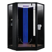 Душевая кабина Orans SR-89106S Black LH 130x130 89106B0LH с паром и гидромассажем-2