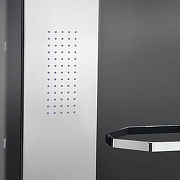 Душевая кабина Orans SR-89101LS Black LH 100x100 L 89101LBLH с паром и гидромассажем-4