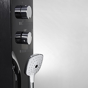 Душевая кабина Orans SR-89101LS Black LH 100x100 L 89101LBLH с паром и гидромассажем-5