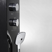 Душевая кабина Orans SR-89101RS Black LH 100x100 R 89101RBLH с паром и гидромассажем-5