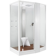 Душевая кабина Orans SR-89102RS White LH 150x100 R 89102RWLH с паром и гидромассажем-1