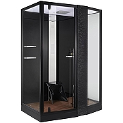 Душевая кабина Orans SR-89102RS Black LH 150x100 R 89102RBLH с паром и гидромассажем-2