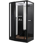 Душевая кабина Orans SR-89105LS Black LH 120x90 L 89105LBLH с паром и гидромассажем-1