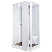 Душевая кабина Orans SR-89105RS White LH 120x90 R 89105RWLH с паром и гидромассажем-3