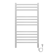 Электрический полотенцесушитель Azario Ancona 500x1000 П12 AZ71850W диммер справа Белый-1