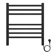 Электрический полотенцесушитель Azario Ancona 500x600 П7 AZ71856B диммер справа Черный-1
