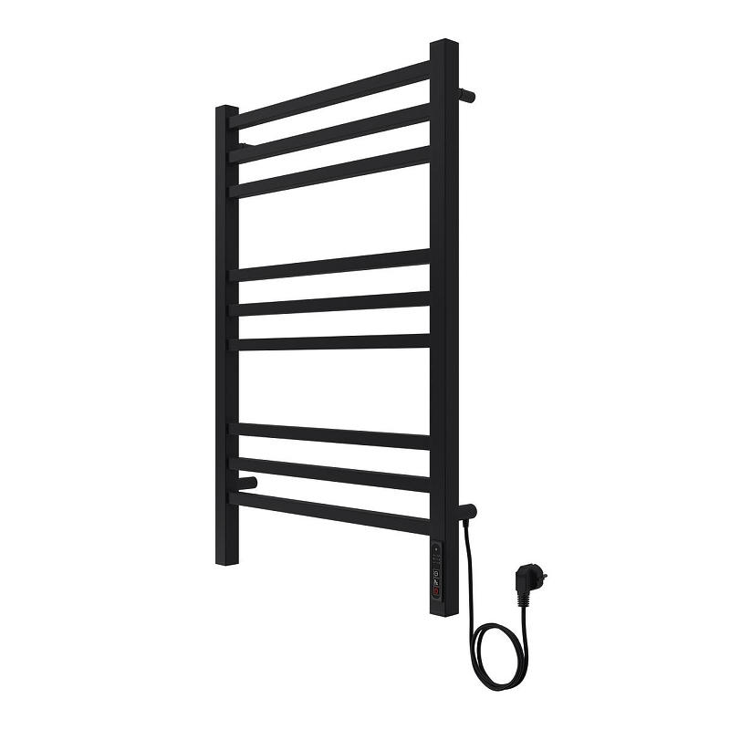 Электрический полотенцесушитель Azario Ancona 500x800 П9 AZ71858B диммер справа 