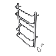 Электрический полотенцесушитель Azario Milan 400x600 П6 AZ90846 диммер справа Хром-2