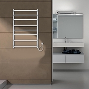 Электрический полотенцесушитель Azario Milan 500x800 П8 AZ90858W диммер справа Белый-4