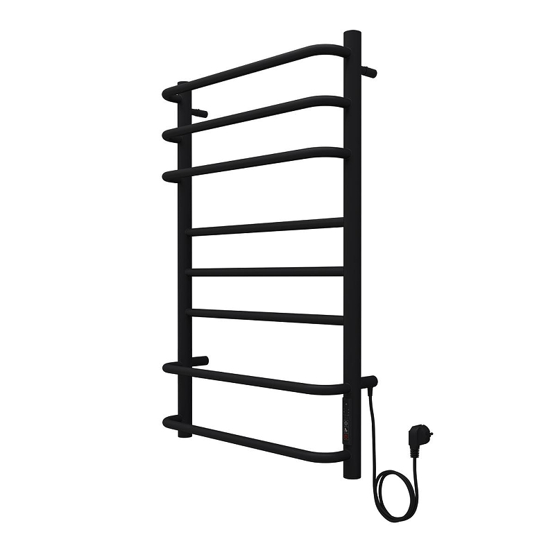 Электрический полотенцесушитель Azario Milan 500x800 П8 AZ90858B диммер справа 