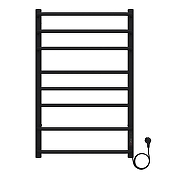 Электрический полотенцесушитель Azario Milan 500x800 П8 AZ90858B диммер справа Черный-1