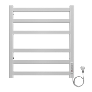 Электрический полотенцесушитель Azario Palermo 500x600 П6 AZ83856W диммер справа Белый-1