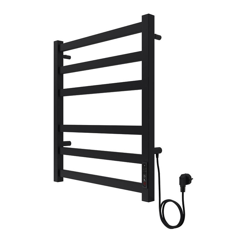 Электрический полотенцесушитель Azario Palermo 500x600 П6 AZ83856B диммер справа 