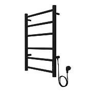 Электрический полотенцесушитель Azario Parma 400x600 П6 AZ10846B диммер справа Черный