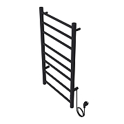 Электрический полотенцесушитель Azario Parma 400x800 П8 AZ10848B диммер справа Черный-2