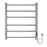 Электрический полотенцесушитель Azario Parma 500x600 П6 AZ10856 диммер справа Хром-1