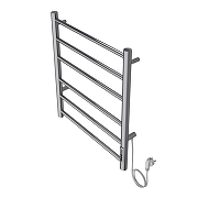 Электрический полотенцесушитель Azario Parma 500x600 П6 AZ10856 диммер справа Хром-2