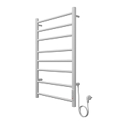 Электрический полотенцесушитель Azario Parma 500x800 П8 AZ10858W диммер справа Белый