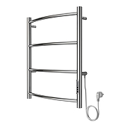 Электрический полотенцесушитель Azario Verona 500x600 П4 AZ04856 диммер справа Хром