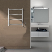 Электрический полотенцесушитель Azario Verona 500x600 П4 AZ04856 диммер справа Хром-4