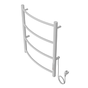 Электрический полотенцесушитель Azario Verona 500x600 П4 AZ04856W диммер справа Белый-2