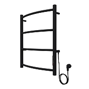 Электрический полотенцесушитель Azario Verona 500x600 П4 AZ04856B диммер справа Черный