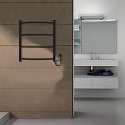 Электрический полотенцесушитель Azario Verona 500x600 П4 AZ04856B диммер справа Черный-4