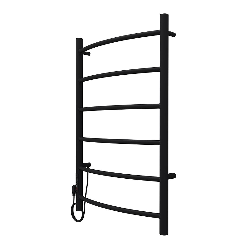 Электрический полотенцесушитель Azario Verona 500x800 П6 AZ04758B диммер слева 