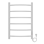 Электрический полотенцесушитель Azario Verona 500x800 П6 AZ04858W диммер справа Белый-1