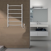 Электрический полотенцесушитель Azario Verona 500x800 П6 AZ04858W диммер справа Белый-4