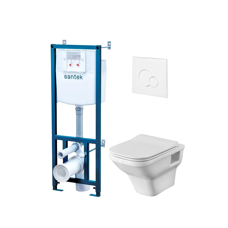 Комплект унитаза с инсталляцией Santek Лайн 1WH501750 
