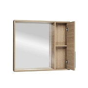 Зеркало со шкафом VIANT Кельн 80 VKEL80SD-ZSH цвет Светлое дерево-2
