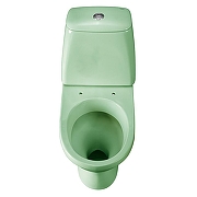 Унитаз компакт Santeri Соната 1.P201.2.S04.00B.F с бачком и сиденьем цвет Салатовый-2