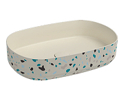 Раковина Isvea Infinity 55 10NF65055-2K-TRZ цвет Слоновая кость матовый