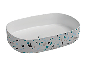 Раковина Isvea Infinity 55 10NF65055-2L-TRZ цвет Белый матовый