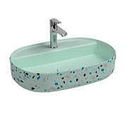 Раковина Isvea Infinity 60 10NF65060-2T-TRZ цвет Мятно-зеленый матовый