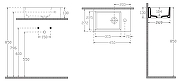 Мини-раковина Isvea Purita 45 10PL51045 цвет Белый-2