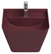 Раковина Isvea Sott'Aqua 50 10SQ37002-2R цвет Бордовый матовый