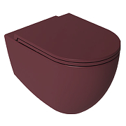 Унитаз Isvea Infinity 10NF02001-2R подвесной цвет Бордовый матовый без сиденья