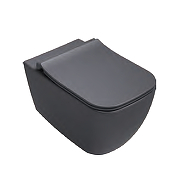 Унитаз Isvea VEA Cubo 10VA02001-2C подвесной цвет Антрацит матовый без сиденья