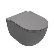 Унитаз Isvea VEA Rondo 10VA02002-2V подвесной цвет Серый камень матовый без сиденья
