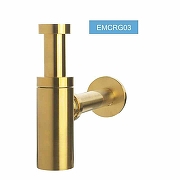 Сифон для раковины PlastBrno EMCRG03 цвет Матовое золото