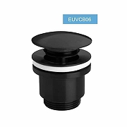 Донный клапан PlastBrno EUVCB06 click clack цвет Черный